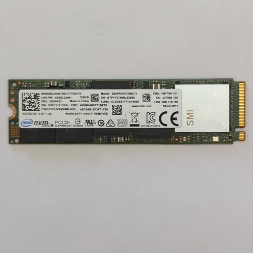 Intel 256gb ssd 2280 nvme - intel,